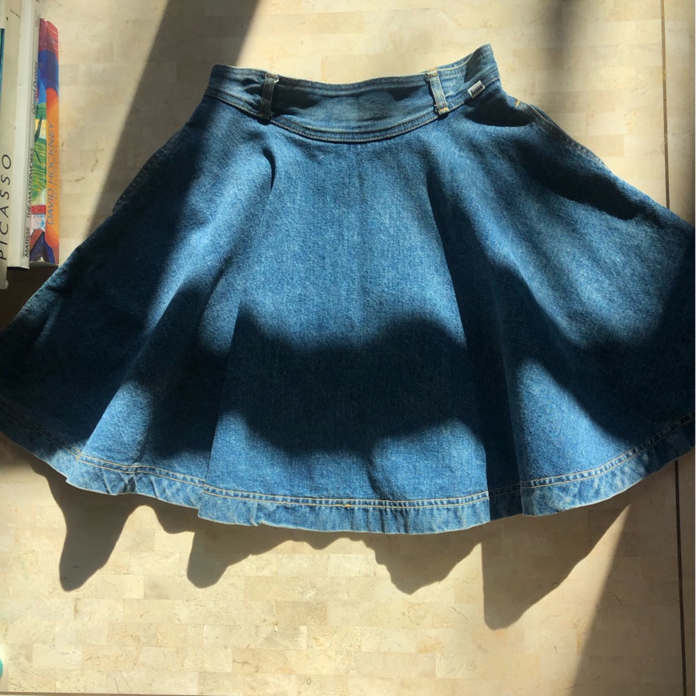 VINTAGE GUESS DENIM MINI SKIRT